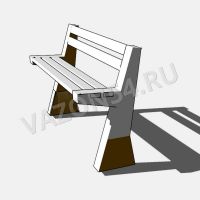 Скамейка вкапываемая №1